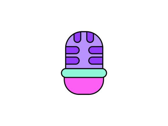 Charming Wedding Microphone Illustrations for Creative Projects
