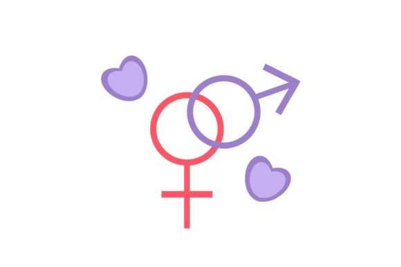 Elegant Wedding Gender Sign Vectors for Modern Design