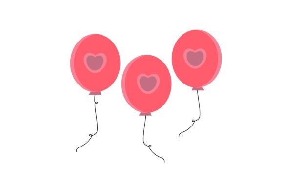 Elevate Celebratory Designs with Wedding Balloons Vector Art