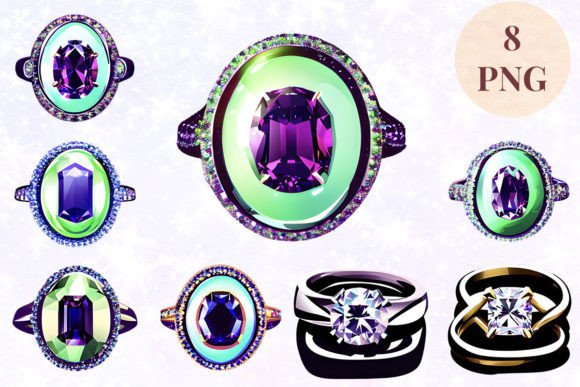 Elevate Your Designs with Wedding Ring 13 Clipart PNG