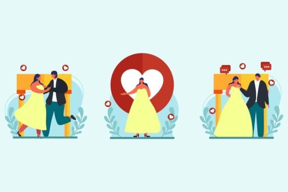 Modern Elegance: The Towards the Wedding Day Flat Design Aesthetic