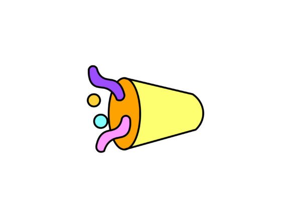 Wedding Confetti Illustrations: Versatile Design Assets