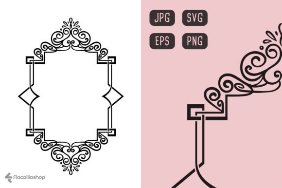 Wedding Frame, #035: Elevate Your Creative Projects with a Versatile Vector Asset