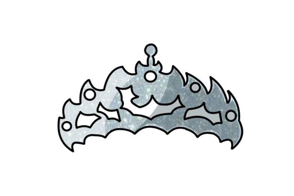 Wedding Glamour Crown Stickers: Elevate Your Designs